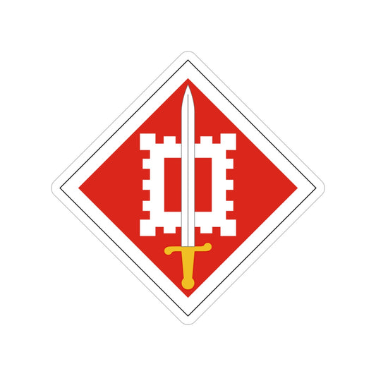 18th Engineer Brigade (U.S. Army) Transparent STICKER Die-Cut Vinyl Decal-6 Inch-The Sticker Space