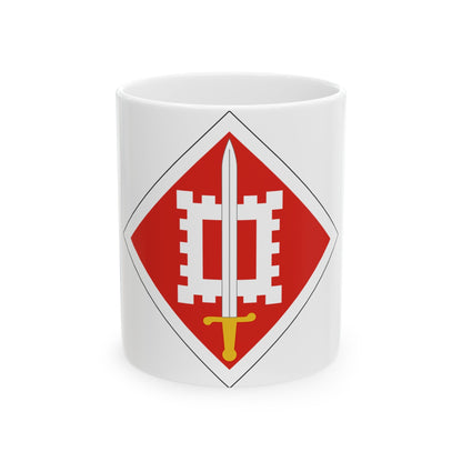 18th Engineer Brigade (U.S. Army) White Coffee Mug-11oz-The Sticker Space