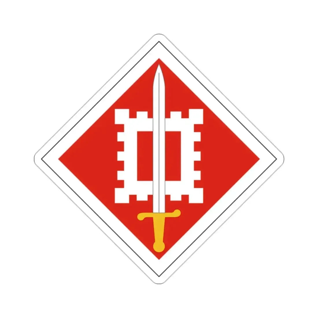 18th Engineer Brigade (U.S. Army) STICKER Vinyl Die-Cut Decal 2 Inch - The Sticker Space