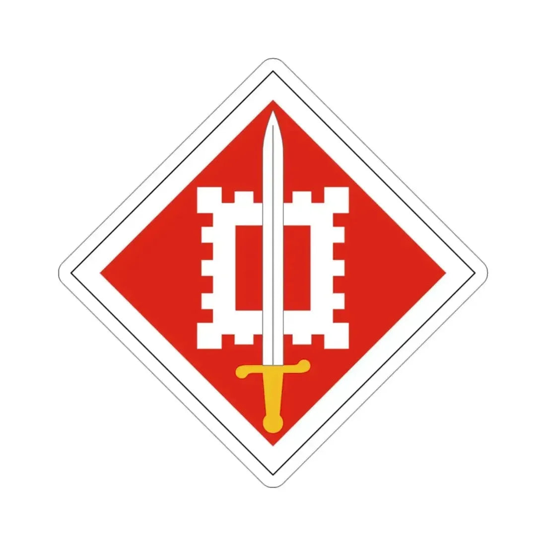18th Engineer Brigade (U.S. Army) STICKER Vinyl Die-Cut Decal 3 Inch - The Sticker Space