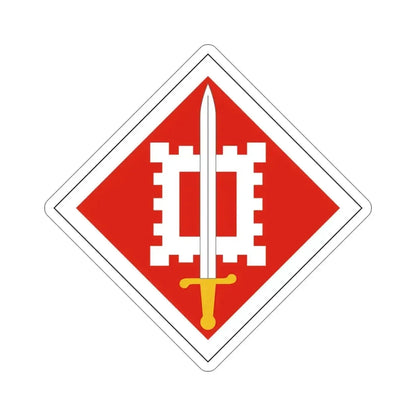 18th Engineer Brigade (U.S. Army) STICKER Vinyl Die-Cut Decal 4 Inch - The Sticker Space