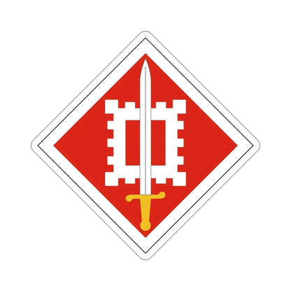 18th Engineer Brigade (U.S. Army) STICKER Vinyl Die-Cut Decal 5 Inch - The Sticker Space