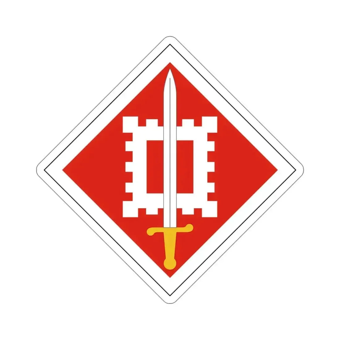 18th Engineer Brigade (U.S. Army) STICKER Vinyl Die-Cut Decal 6 Inch - The Sticker Space