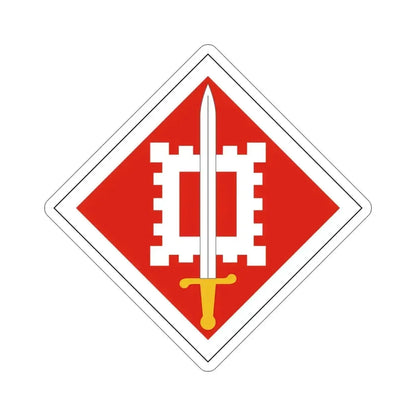 18th Engineer Brigade (U.S. Army) STICKER Vinyl Die-Cut Decal 6 Inch - The Sticker Space