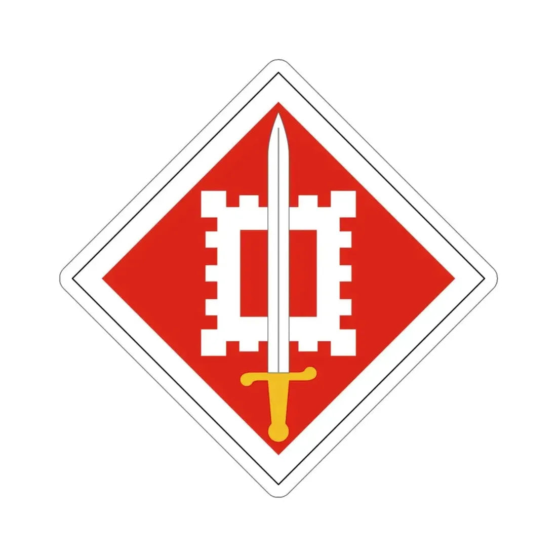 18th Engineer Brigade (U.S. Army) STICKER Vinyl Die-Cut Decal - The Sticker Space