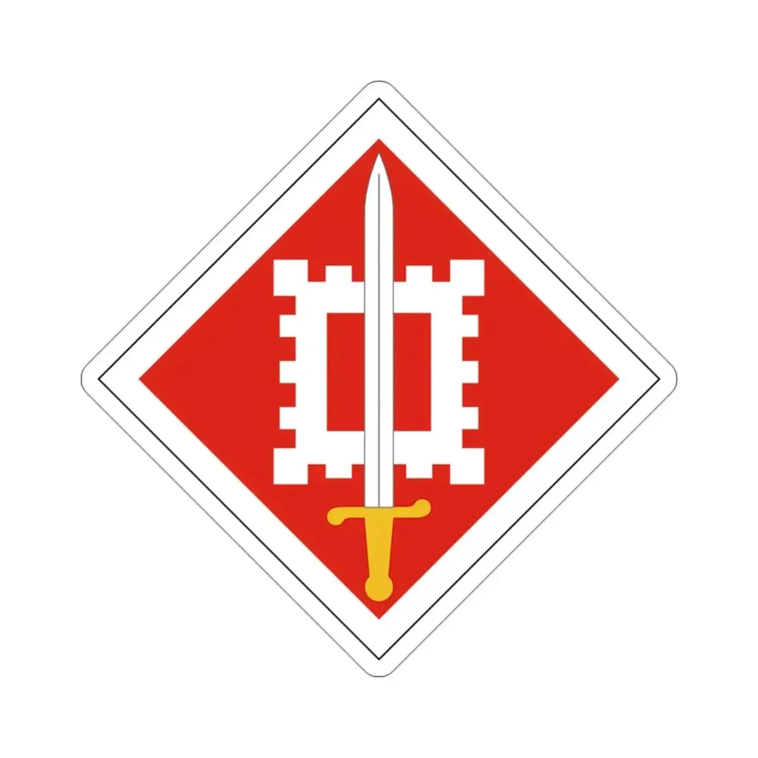18th Engineer Brigade (U.S. Army) STICKER Vinyl Die-Cut Decal - The Sticker Space
