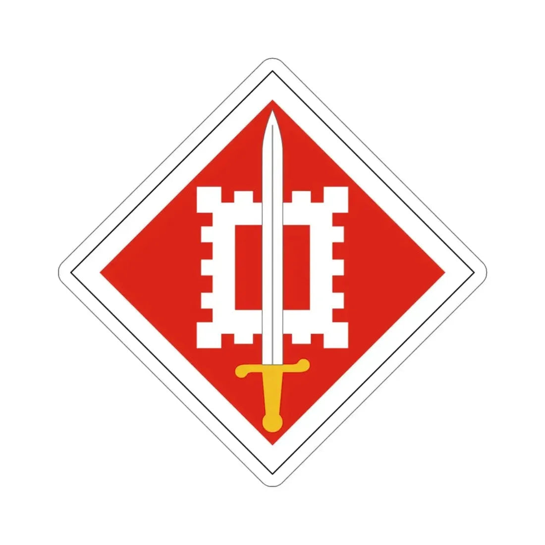 18th Engineer Brigade (U.S. Army) STICKER Vinyl Die-Cut Decal - The Sticker Space
