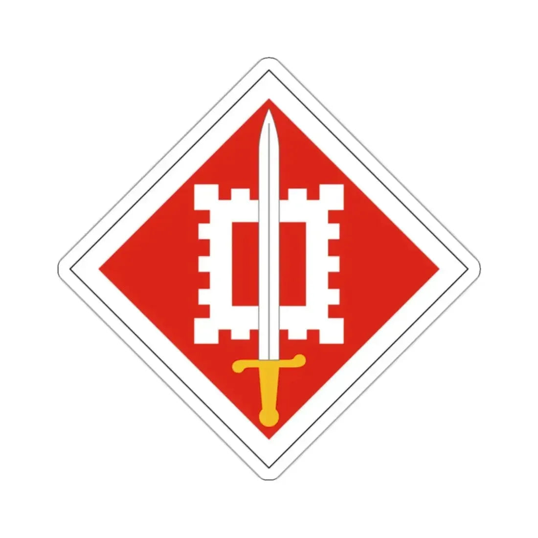 18th Engineer Brigade (U.S. Army) STICKER Vinyl Kiss-Cut Decal - The Sticker Space