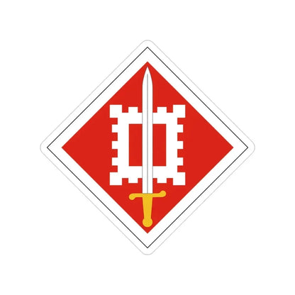 18th Engineer Brigade (U.S. Army) Transparent STICKER Die-Cut Vinyl Decal 3 Inch - The Sticker Space