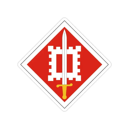 18th Engineer Brigade (U.S. Army) Transparent STICKER Die-Cut Vinyl Decal 5 Inch - The Sticker Space