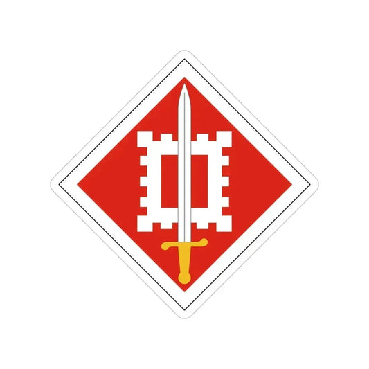 18th Engineer Brigade (U.S. Army) Transparent STICKER Die-Cut Vinyl Decal 6 Inch - The Sticker Space