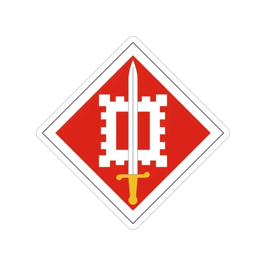 18th Engineer Brigade (U.S. Army) Transparent STICKER Die-Cut Vinyl Decal 6 Inch - The Sticker Space