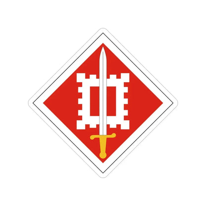 18th Engineer Brigade (U.S. Army) Transparent STICKER Die-Cut Vinyl Decal - The Sticker Space