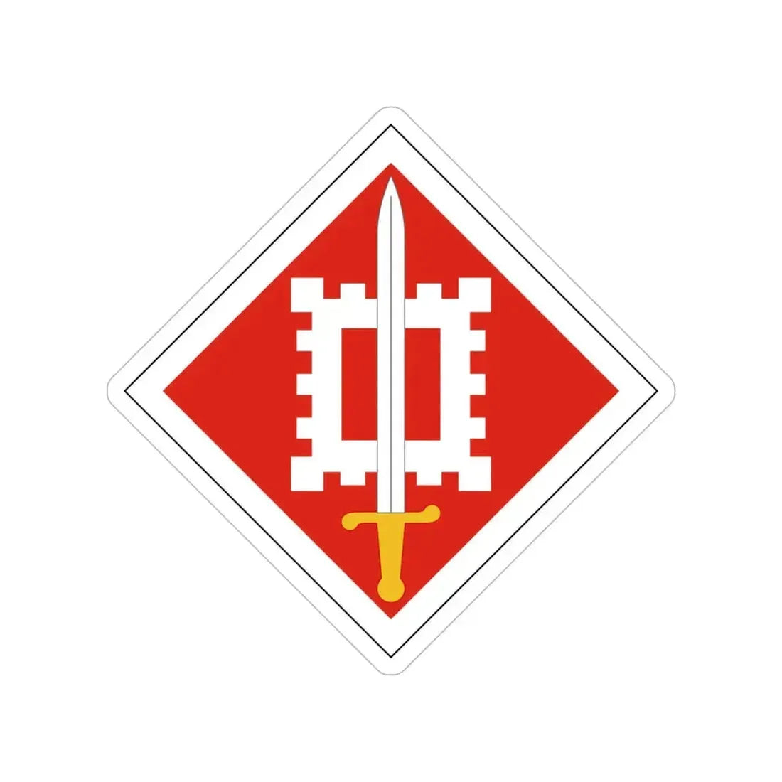 18th Engineer Brigade (U.S. Army) Transparent STICKER Die-Cut Vinyl Decal - The Sticker Space