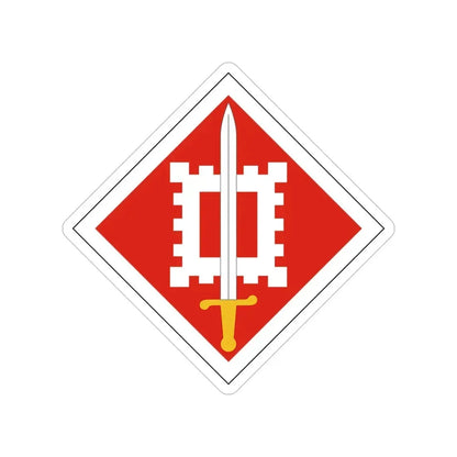 18th Engineer Brigade (U.S. Army) Transparent STICKER Die-Cut Vinyl Decal - The Sticker Space