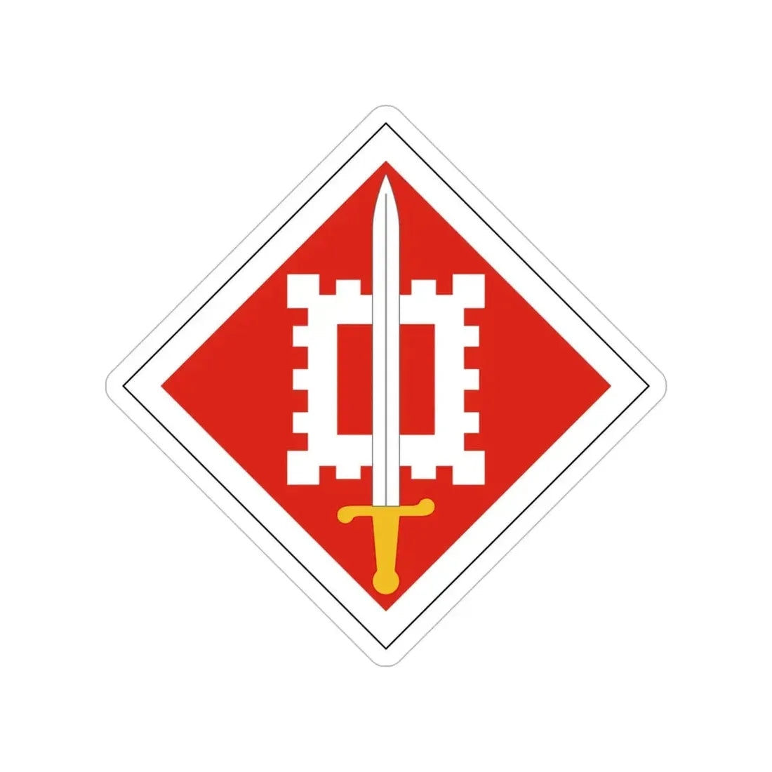 18th Engineer Brigade (U.S. Army) Transparent STICKER Die-Cut Vinyl Decal - The Sticker Space
