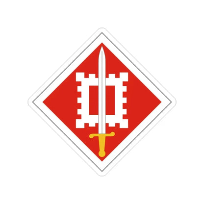 18th Engineer Brigade (U.S. Army) Transparent STICKER Die-Cut Vinyl Decal - The Sticker Space