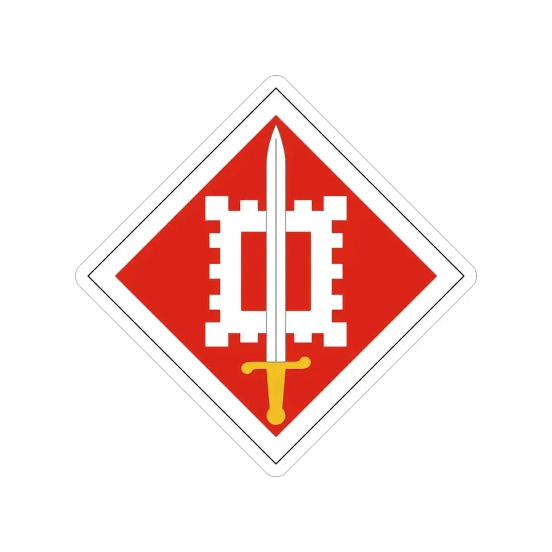 18th Engineer Brigade (U.S. Army) Transparent STICKER Die-Cut Vinyl Decal - The Sticker Space