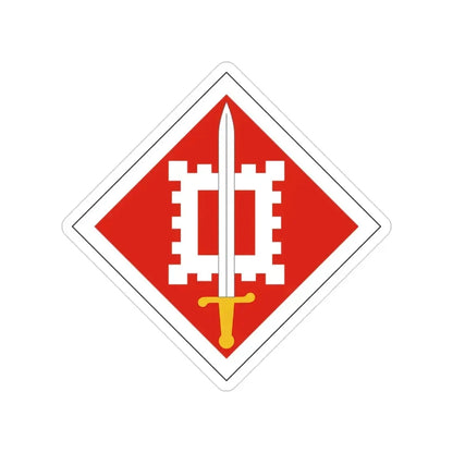 18th Engineer Brigade (U.S. Army) Transparent STICKER Die-Cut Vinyl Decal - The Sticker Space
