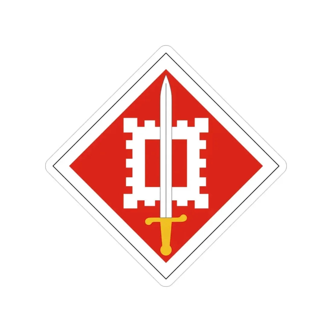 18th Engineer Brigade (U.S. Army) Transparent STICKER Die-Cut Vinyl Decal - The Sticker Space