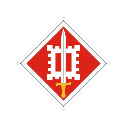 18th Engineer Brigade (U.S. Army) Transparent STICKER Die-Cut Vinyl Decal - The Sticker Space