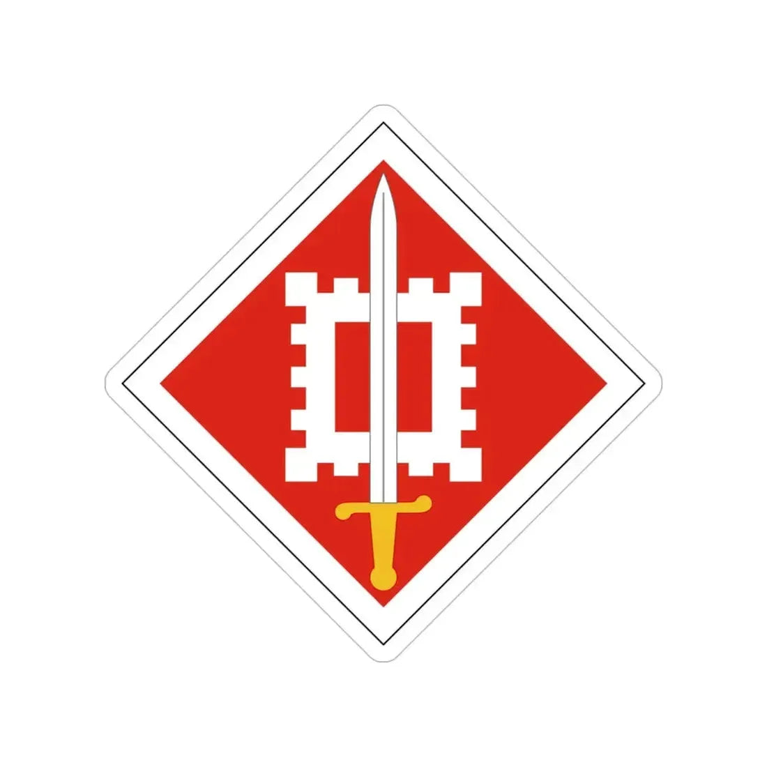 18th Engineer Brigade (U.S. Army) Transparent STICKER Die-Cut Vinyl Decal - The Sticker Space