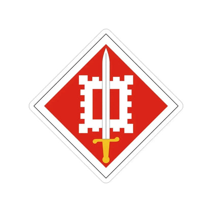 18th Engineer Brigade (U.S. Army) Transparent STICKER Die-Cut Vinyl Decal - The Sticker Space