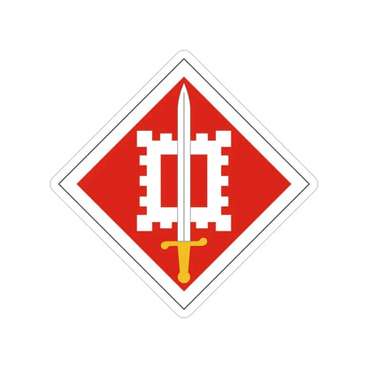 18th Engineer Brigade (U.S. Army) Transparent STICKER Die-Cut Vinyl Decal - The Sticker Space