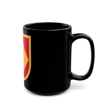 18th Field Artillery Brigade (U.S. Army) Black Coffee Mug-The Sticker Space