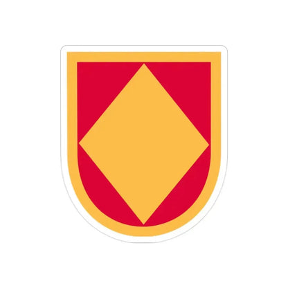 18th Field Artillery Brigade (U.S. Army) REVERSE PRINT Transparent Die-Cut STICKER 2 Inch Die-Cut Transparent - The Sticker Space