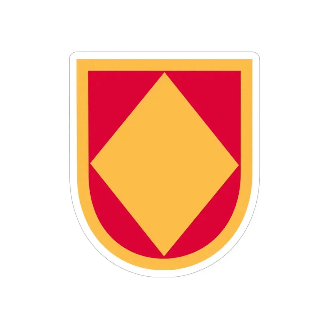 18th Field Artillery Brigade (U.S. Army) REVERSE PRINT Transparent Die-Cut STICKER - The Sticker Space
