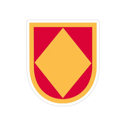 18th Field Artillery Brigade (U.S. Army) REVERSE PRINT Transparent Die-Cut STICKER - The Sticker Space