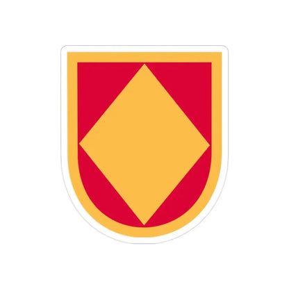 18th Field Artillery Brigade (U.S. Army) REVERSE PRINT Transparent Die-Cut STICKER - The Sticker Space