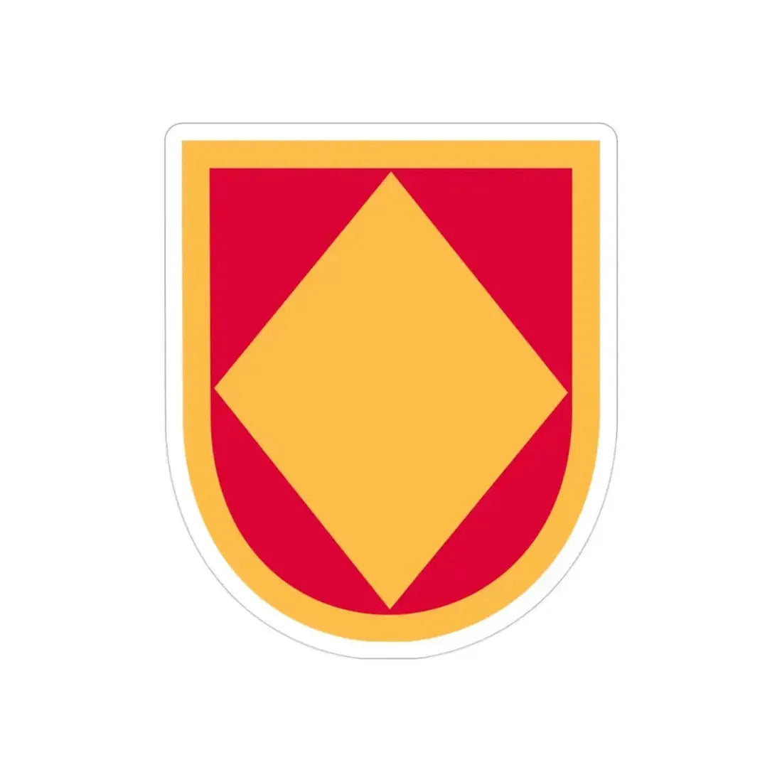 18th Field Artillery Brigade (U.S. Army) REVERSE PRINT Transparent Die-Cut STICKER - The Sticker Space