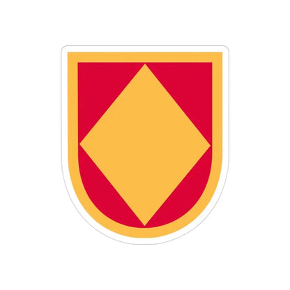 18th Field Artillery Brigade (U.S. Army) REVERSE PRINT Transparent Die-Cut STICKER - The Sticker Space
