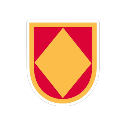 18th Field Artillery Brigade (U.S. Army) REVERSE PRINT Transparent Die-Cut STICKER - The Sticker Space
