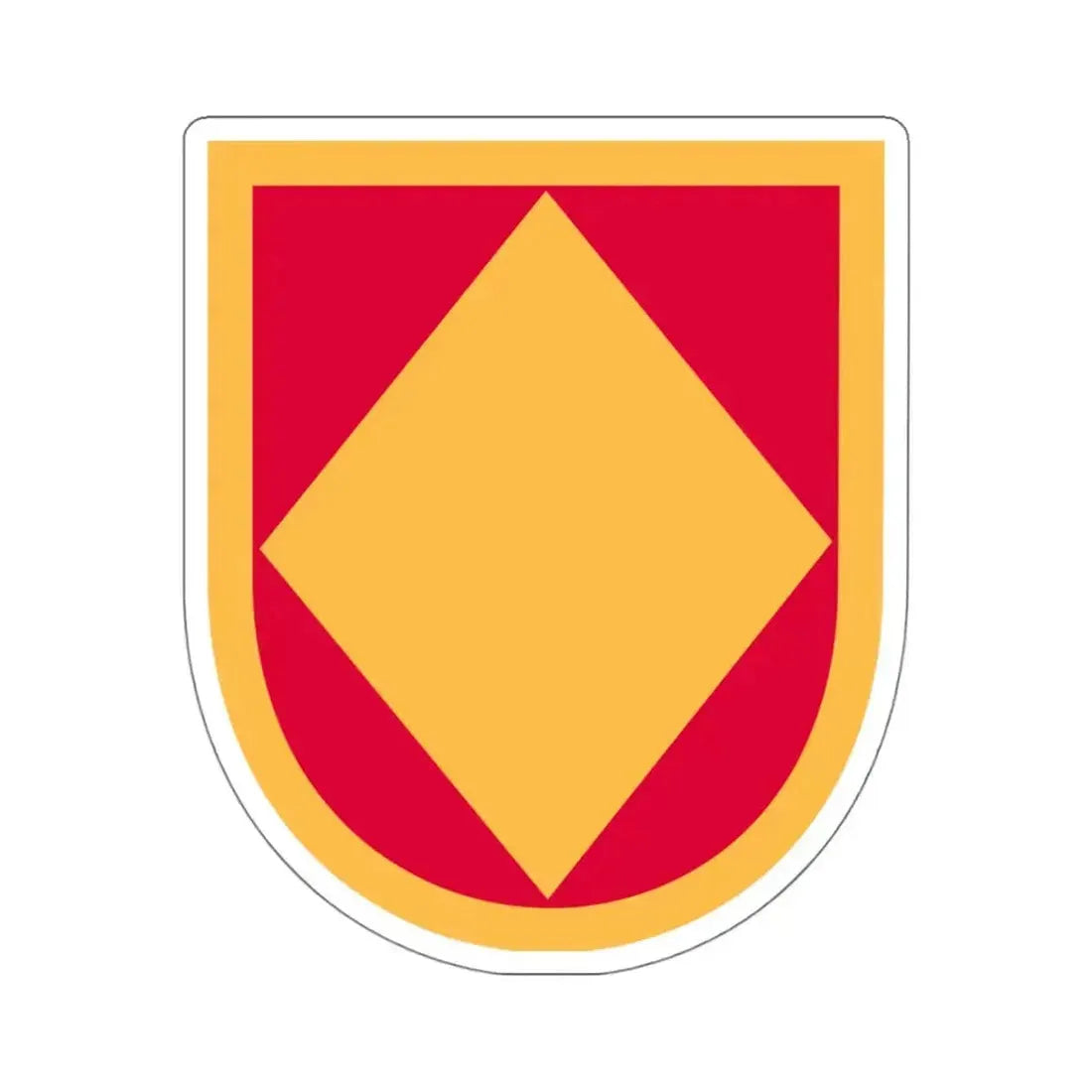 18th Field Artillery Brigade (U.S. Army) STICKER Vinyl Kiss-Cut Decal 4 Inch White - The Sticker Space