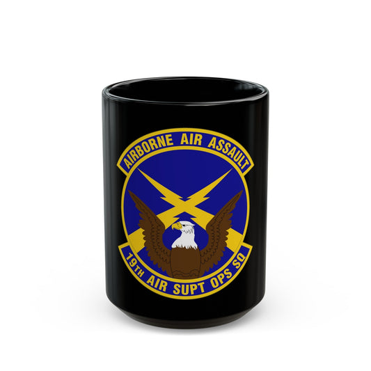 19 Air Support Operations Squadron ACC (U.S. Air Force) Black Coffee Mug-15oz-The Sticker Space