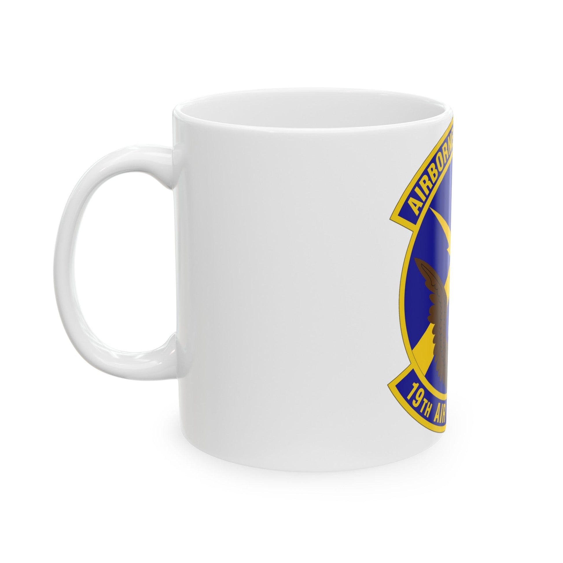 19 Air Support Operations Squadron ACC (U.S. Air Force) White Coffee Mug-The Sticker Space