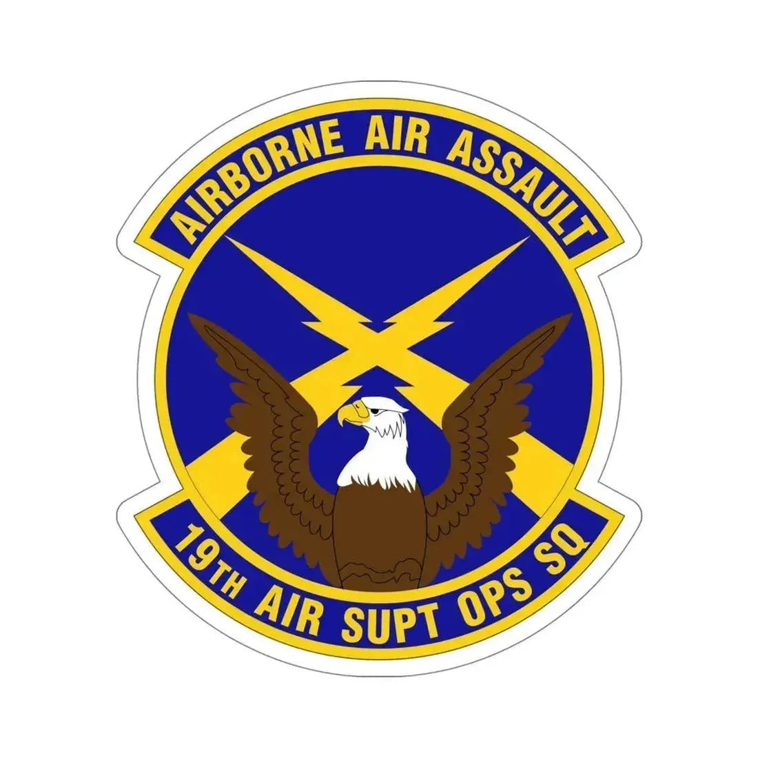 19 Air Support Operations Squadron ACC (U.S. Air Force) STICKER Vinyl Die-Cut Decal 5 Inch - The Sticker Space