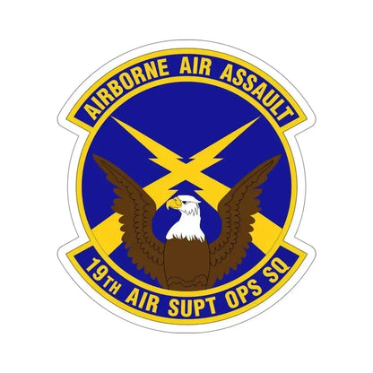 19 Air Support Operations Squadron ACC (U.S. Air Force) STICKER Vinyl Die-Cut Decal 5 Inch - The Sticker Space