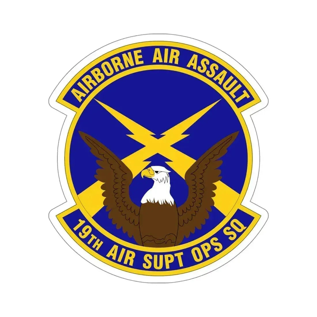 19 Air Support Operations Squadron ACC (U.S. Air Force) STICKER Vinyl Die-Cut Decal 6 Inch - The Sticker Space