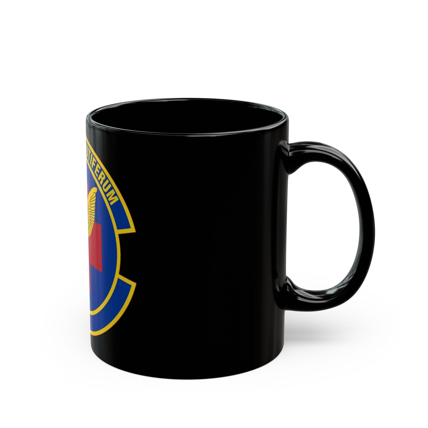 19 Healthcare Operations Squadron AMC (U.S. Air Force) Black Coffee Mug-The Sticker Space