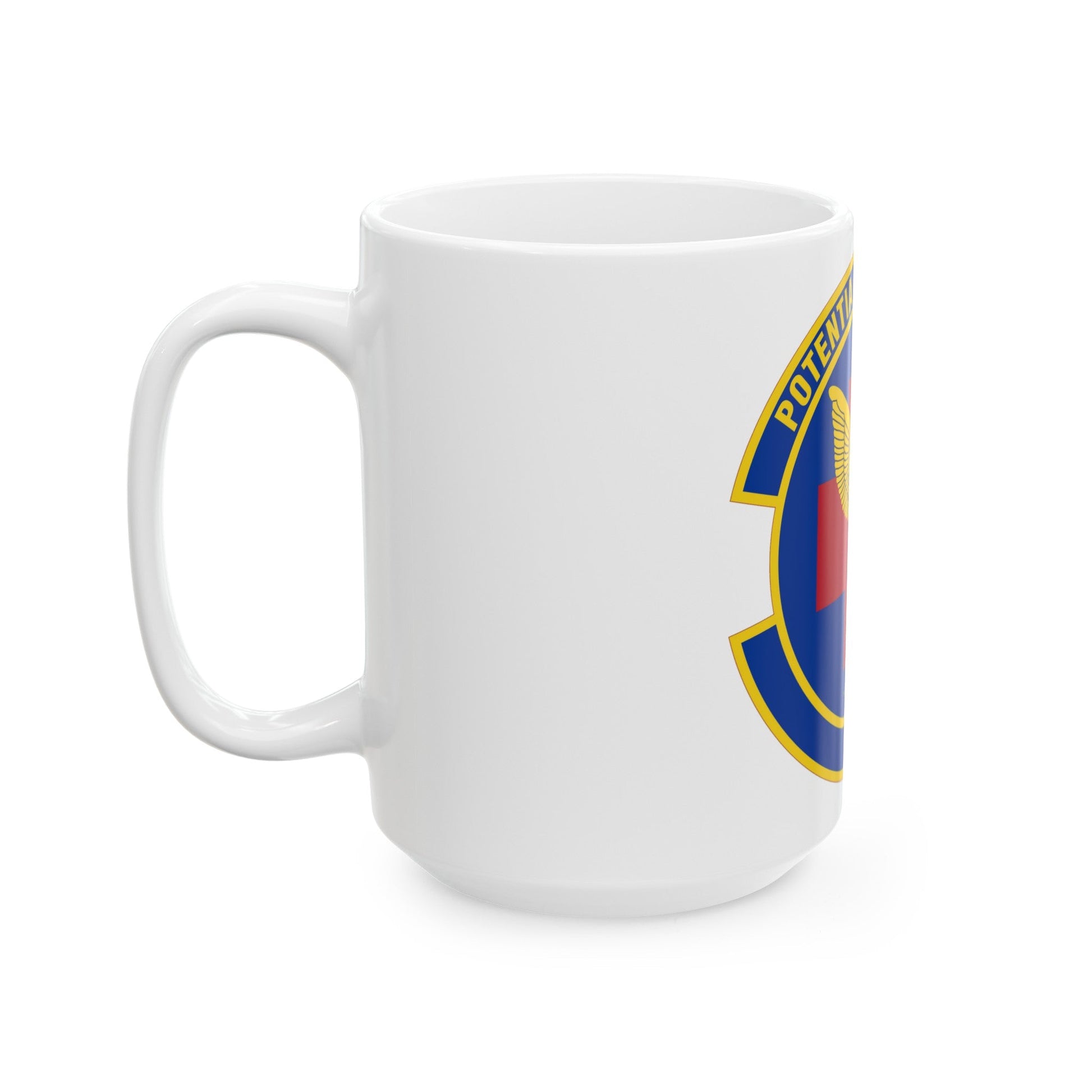 19 Healthcare Operations Squadron AMC (U.S. Air Force) White Coffee Mug-The Sticker Space