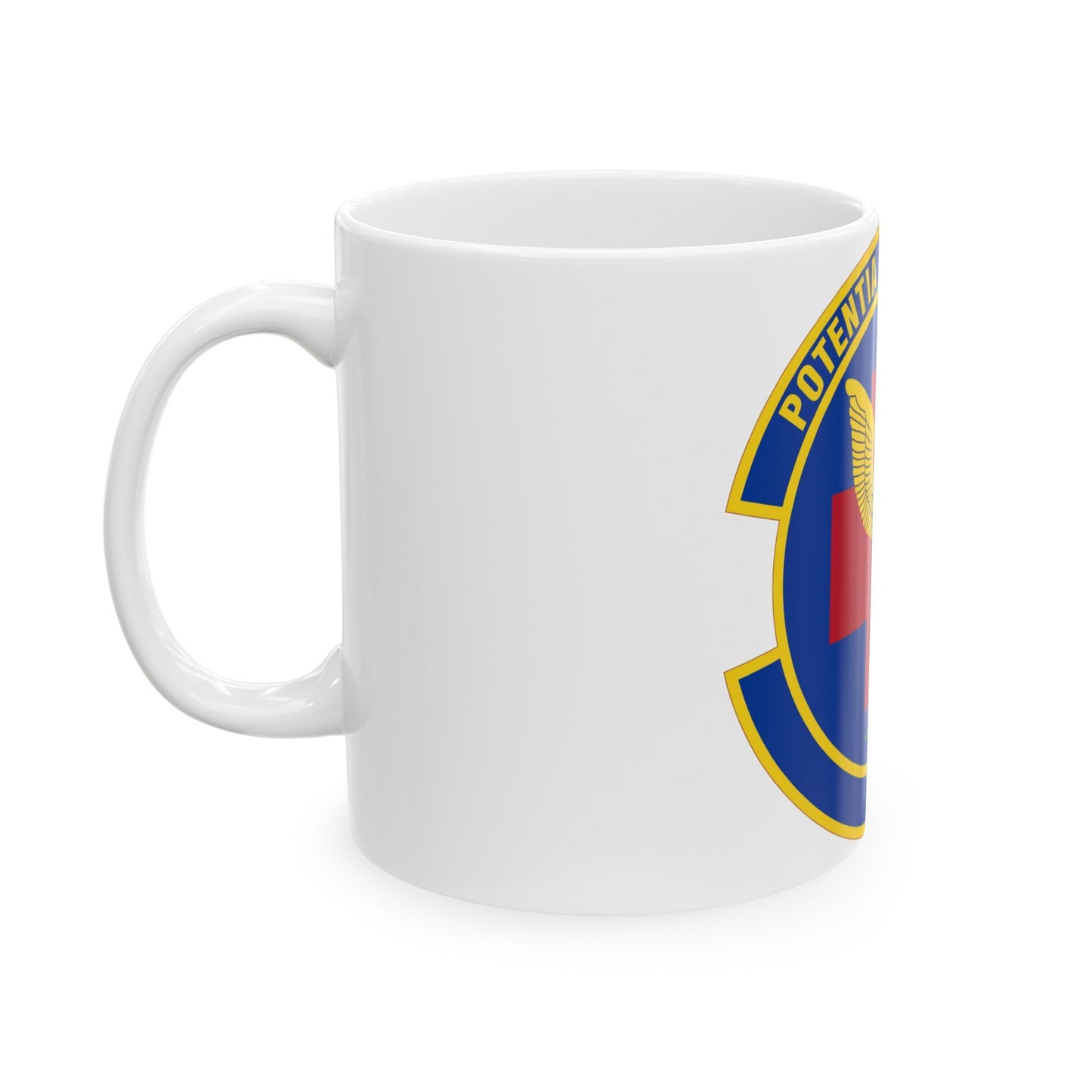 19 Healthcare Operations Squadron AMC (U.S. Air Force) White Coffee Mug-The Sticker Space