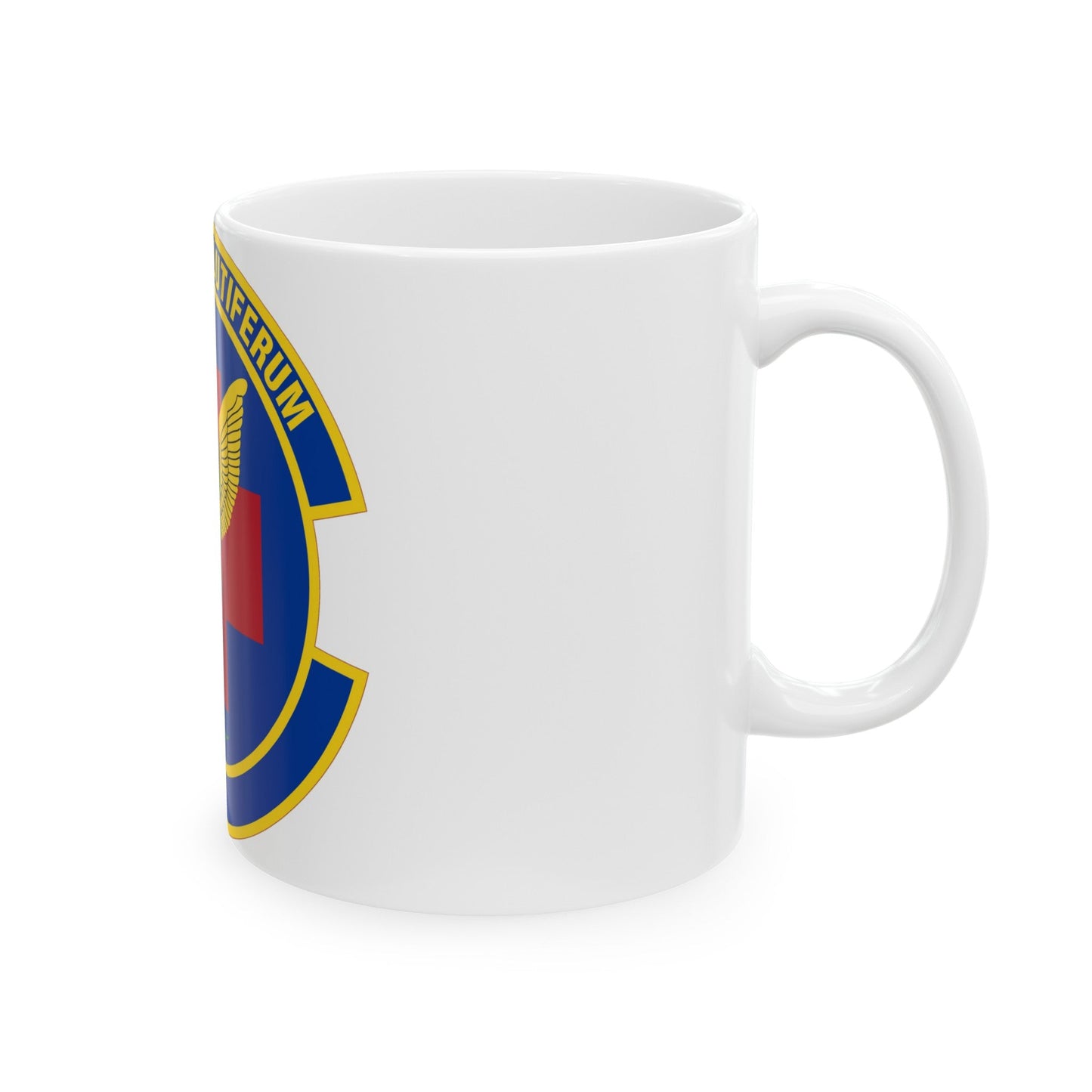 19 Healthcare Operations Squadron AMC (U.S. Air Force) White Coffee Mug-The Sticker Space