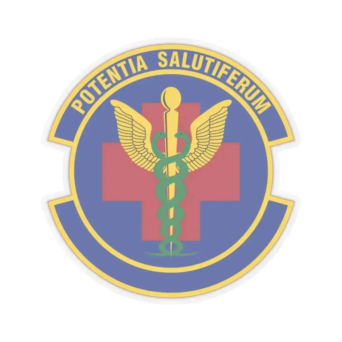 19 Healthcare Operations Squadron AMC (U.S. Air Force) STICKER Vinyl Kiss-Cut Decal 2 Inch Transparent - The Sticker Space