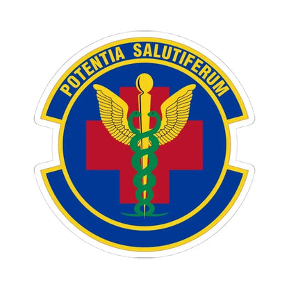 19 Healthcare Operations Squadron AMC (U.S. Air Force) STICKER Vinyl Kiss-Cut Decal 4 Inch White - The Sticker Space