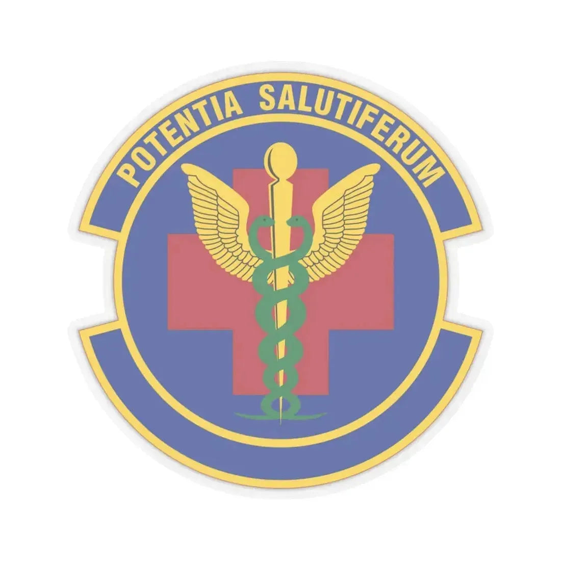 19 Healthcare Operations Squadron AMC (U.S. Air Force) STICKER Vinyl Kiss-Cut Decal 6 Inch Transparent - The Sticker Space