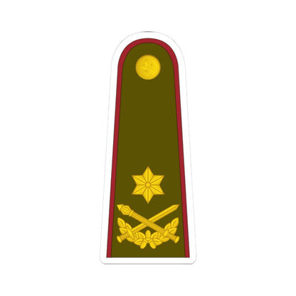 19 Lithuania Army BG (Lithuania) (Military Rank) STICKER Vinyl Kiss-Cut Decal 3 Inch White - The Sticker Space